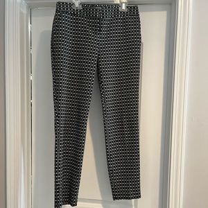 Express Columnist Pant- black and white checks - size 2R